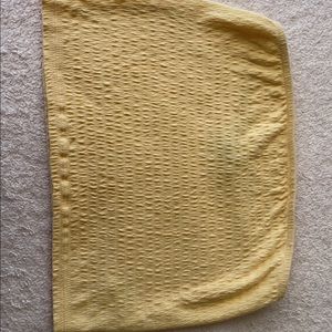 XS yellow tube top from American Eagle